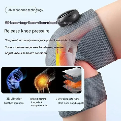 Heated Knee Massager (Shoulder Brace Adjustable)