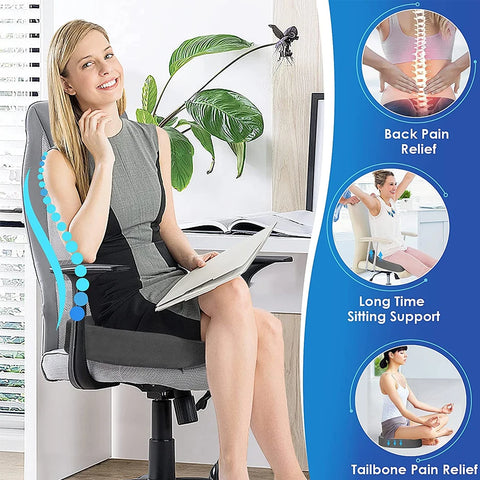 Tailbone Pain Relief Cushion for Office Chair